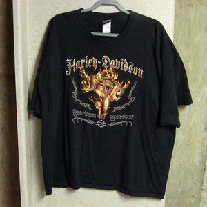 Harley Davidson Motor Cycle T-shirt Freedom Forever Grand Canyon Harley Davidson